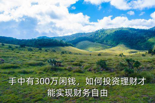 手中有300萬閑錢，如何投資理財(cái)才能實(shí)現(xiàn)財(cái)務(wù)自由