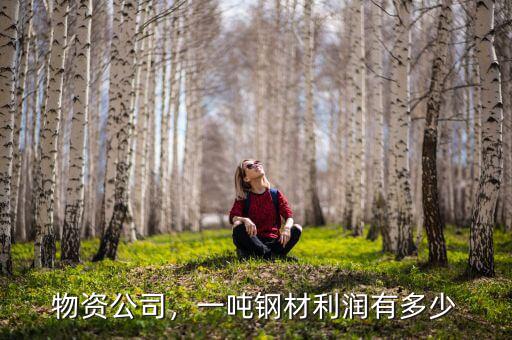 物資公司，一噸鋼材利潤有多少