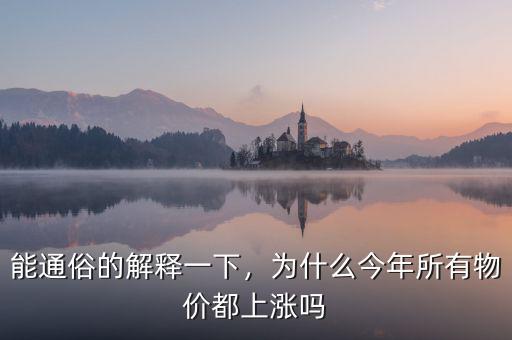 能通俗的解釋一下，為什么今年所有物價(jià)都上漲嗎