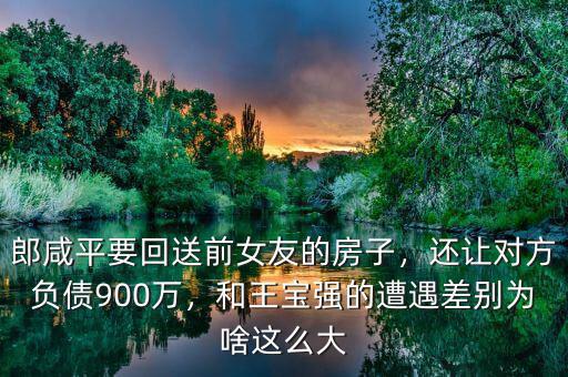 郎咸平要回送前女友的房子，還讓對(duì)方負(fù)債900萬(wàn)，和王寶強(qiáng)的遭遇差別為啥這么大