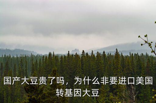 國產(chǎn)大豆貴了嗎，為什么非要進(jìn)口美國轉(zhuǎn)基因大豆