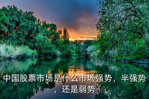 中國股票市場是什么市場強勢，半強勢，還是弱勢