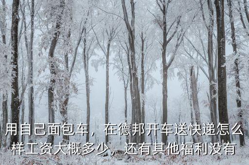 用自己面包車，在德邦開車送快遞怎么樣工資大概多少，還有其他福利沒有