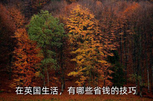 在英國(guó)生活，有哪些省錢的技巧