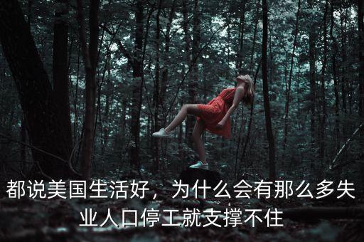 都說美國生活好，為什么會有那么多失業(yè)人口停工就支撐不住