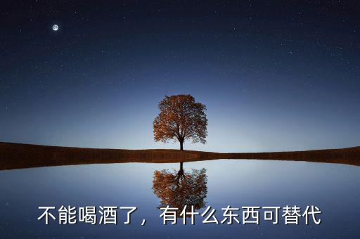 不能喝酒了，有什么東西可替代