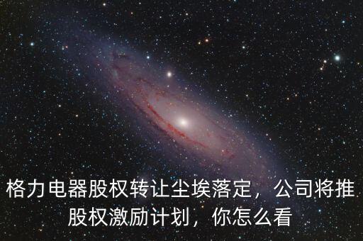 格力電器股權(quán)轉(zhuǎn)讓塵埃落定，公司將推股權(quán)激勵(lì)計(jì)劃，你怎么看