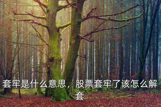 套牢是什么意思，股票套牢了該怎么解套
