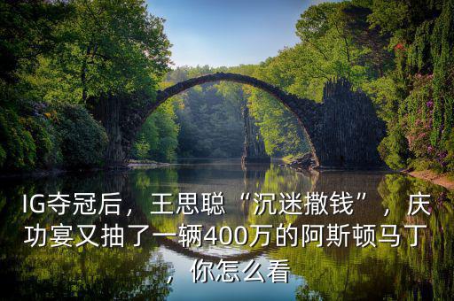 IG奪冠后，王思聰“沉迷撒錢”，慶功宴又抽了一輛400萬的阿斯頓馬丁，你怎么看