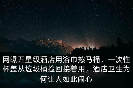 如家酒店用毛巾差馬桶酒店怎么說,網(wǎng)曝五星級(jí)酒店用浴巾擦馬桶