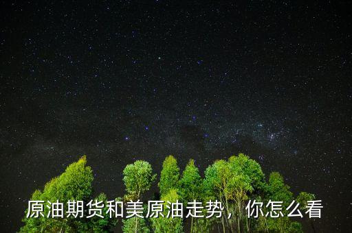 原油期貨和美原油走勢，你怎么看