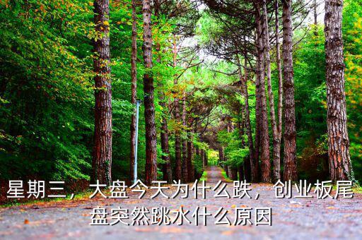 星期三，大盤今天為什么跌，創(chuàng)業(yè)板尾盤突然跳水什么原因