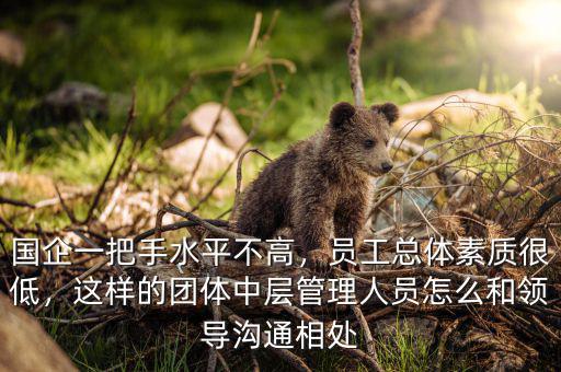 國(guó)企一把手水平不高，員工總體素質(zhì)很低，這樣的團(tuán)體中層管理人員怎么和領(lǐng)導(dǎo)溝通相處