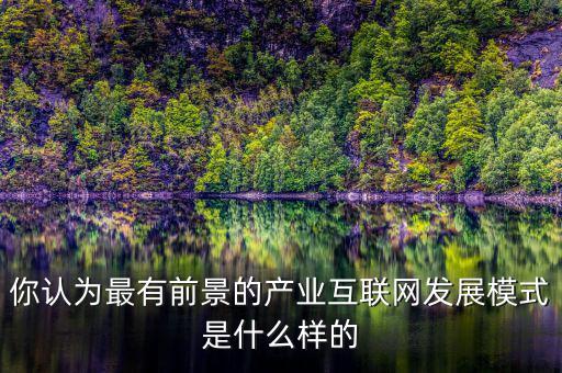 產業(yè)互聯網的重點是什么業(yè),產業(yè)互聯網的商業(yè)邏輯是什么