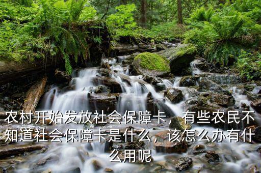 農(nóng)村開始發(fā)放社會(huì)保障卡，有些農(nóng)民不知道社會(huì)保障卡是什么，該怎么辦有什么用呢