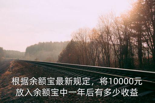 根據余額寶最新規(guī)定，將10000元放入余額寶中一年后有多少收益