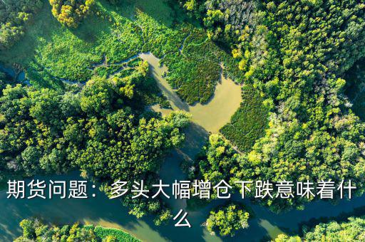 空頭增倉是什么意思,空頭減倉。多頭增倉