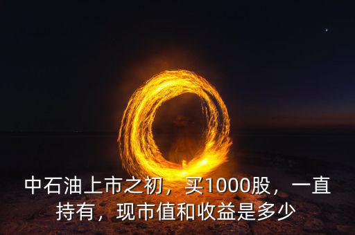 中石油上市之初，買1000股，一直持有，現(xiàn)市值和收益是多少
