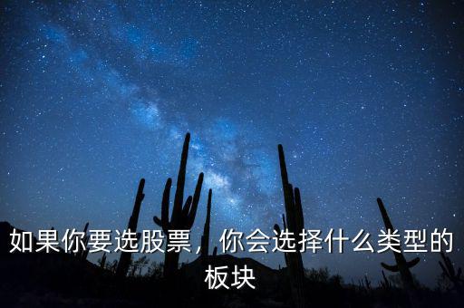 如果你要選股票，你會選擇什么類型的板塊