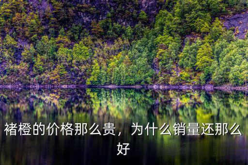 褚橙的價(jià)格那么貴，為什么銷量還那么好