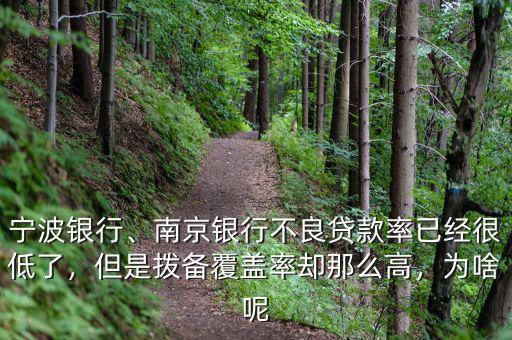 寧波銀行、南京銀行不良貸款率已經(jīng)很低了，但是撥備覆蓋率卻那么高，為啥呢