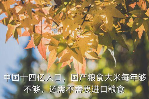 中國(guó)十四億人口，國(guó)產(chǎn)糧食大米每年夠不夠，還需不需要進(jìn)口糧食