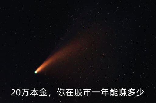 20萬(wàn)本金，你在股市一年能賺多少