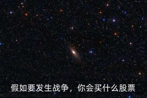 假如要發(fā)生戰(zhàn)爭，你會買什么股票