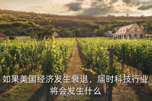 美國在經(jīng)濟(jì)危機(jī)下什么行業(yè),屆時(shí)科技行業(yè)將會(huì)發(fā)生什么
