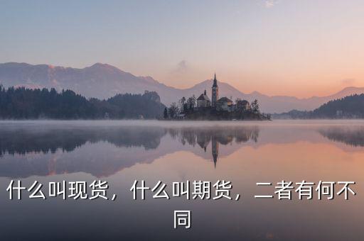 什么叫現(xiàn)貨，什么叫期貨，二者有何不同