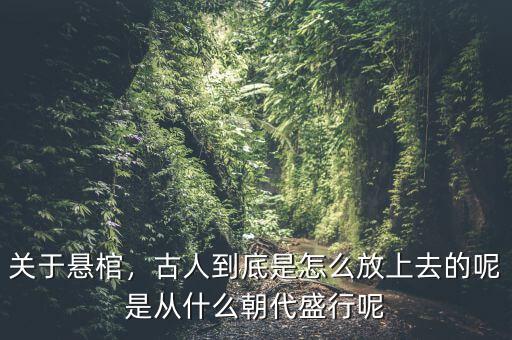關于懸棺，古人到底是怎么放上去的呢是從什么朝代盛行呢