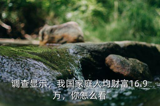 調(diào)查顯示，我國家庭人均財富16.9萬，你怎么看