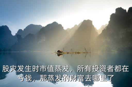 股災發(fā)生時市值蒸發(fā)，所有投資者都在虧錢，那蒸發(fā)的財富去哪里了