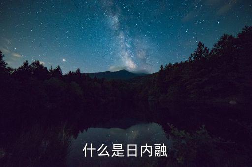 什么是日內融