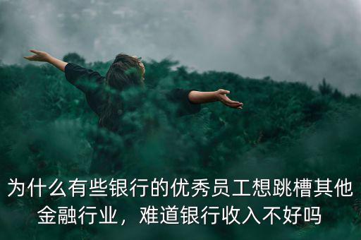 為什么有些銀行的優(yōu)秀員工想跳槽其他金融行業(yè)，難道銀行收入不好嗎