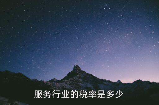 服務(wù)行業(yè)交什么稅，租賃服務(wù)業(yè)要交哪些稅