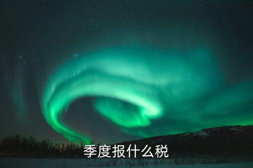 企業(yè)季度申報報什么，一般納稅人商業(yè)企業(yè)查賬征收月度季度分別要申報哪些稅種