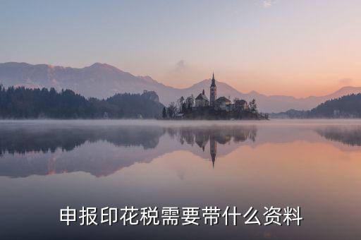 辦理印花稅退稅要帶什么資料，辦理退稅賬號(hào)銀行開(kāi)戶印鑒卡需要提交什么資料急急急