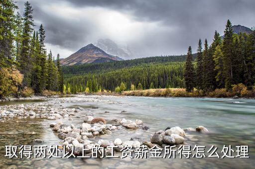 兩處報(bào)工薪有沒有什么問題，取得兩處以上的工資薪金所得怎么處理