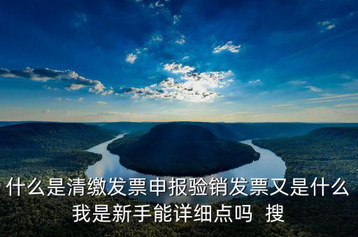 什么是清稅申報，什么叫清稅啊