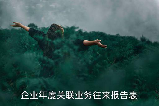 企業(yè)年度關(guān)聯(lián)報告表是什么意思，企業(yè)年度關(guān)聯(lián)業(yè)務(wù)往來報告表