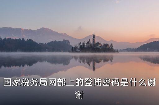 山東國(guó)稅證書(shū)登錄密碼是什么，國(guó)家稅務(wù)局網(wǎng)部上的登陸密碼是什么謝謝