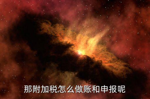 各項附加稅申報說明之后做什么，增值稅及附加稅費申報表填完后怎么申報