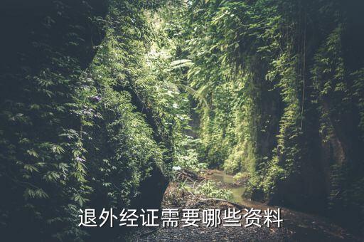 外經(jīng)證注銷(xiāo)需要帶什么資料，退外經(jīng)證需要哪些資料