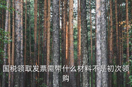 國稅領(lǐng)發(fā)票需要帶什么，去稅務(wù)局領(lǐng)發(fā)票需要帶什么資料去