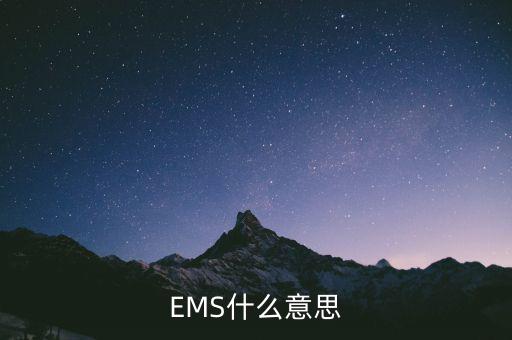 國(guó)稅寄ems一般是什么意思，請(qǐng)問郵寄EMS是什么意思