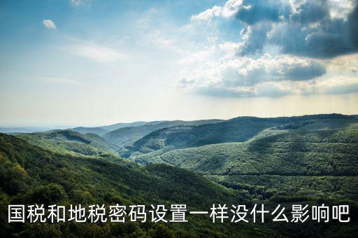 重置地稅密碼需要什么影響嗎，如地稅申報信息已完成點重置會怎樣