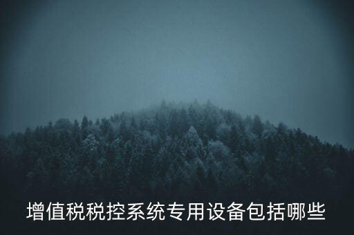 稅控系統(tǒng)專用設備是什么，增值稅防偽稅控系統(tǒng)使用的設備哪些可以抵扣