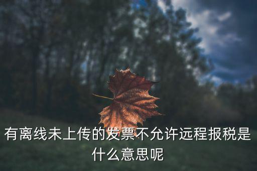 遠程報稅是什么意思，征期抄報稅和遠程報稅是一個概念嗎有什么區(qū)別呢
