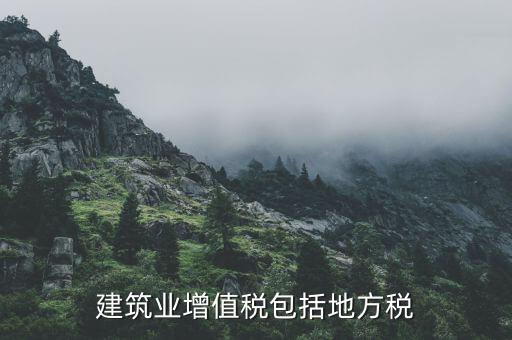 建筑業(yè)增值稅包含什么，建筑業(yè)增值稅